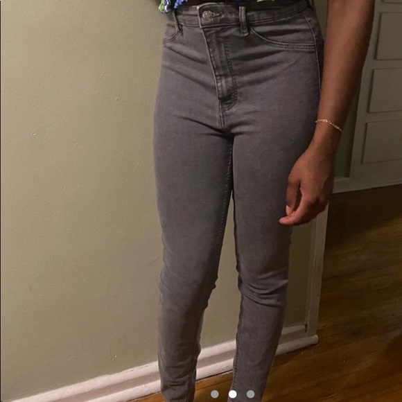 ZARA grey high waisted jeans - Picture 2 of 2